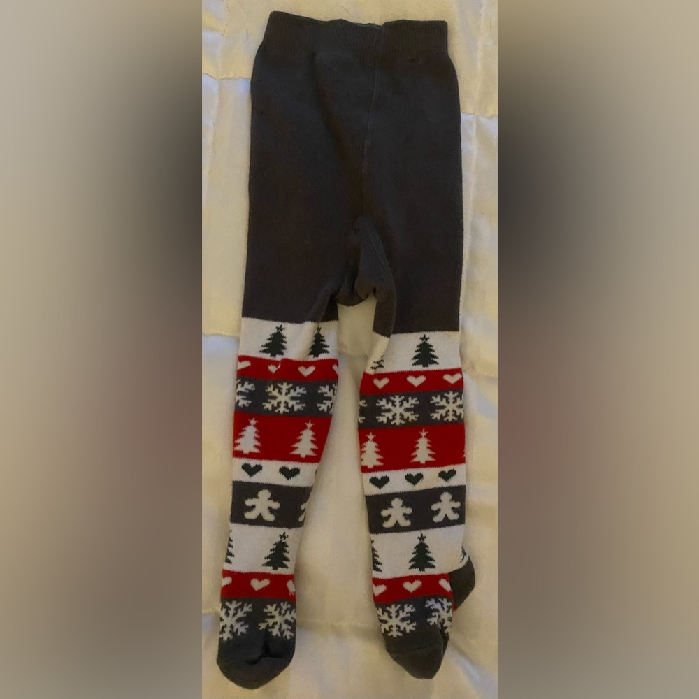 Trumpettetoo Holiday Tights - size 6-12 months